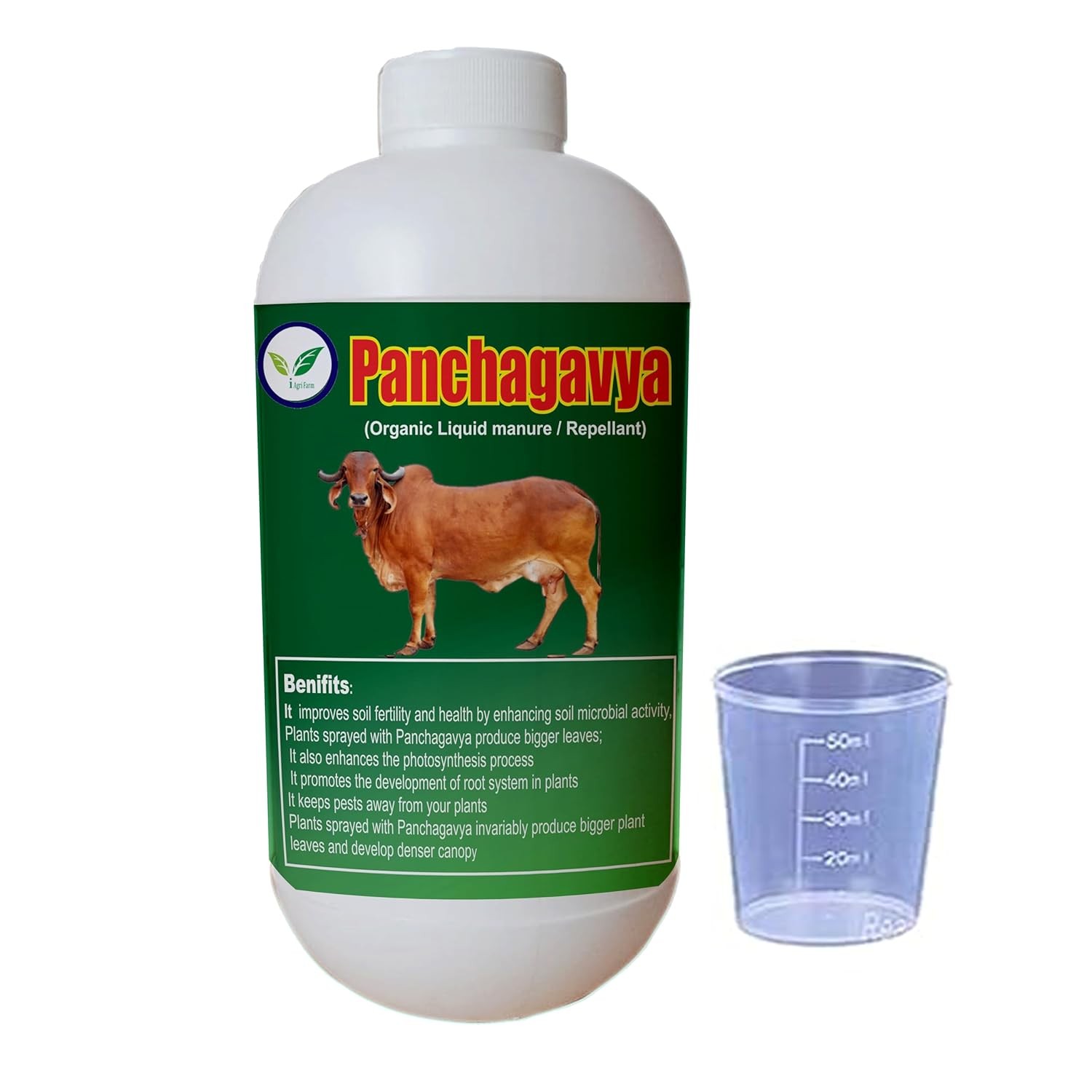 Panchagavya Organic Manure - 1 Liter - Growth Promoter